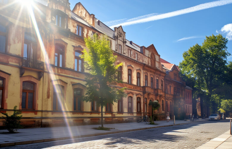 Laserowe czyszczenie elewacji cegieł fasady Zabrze