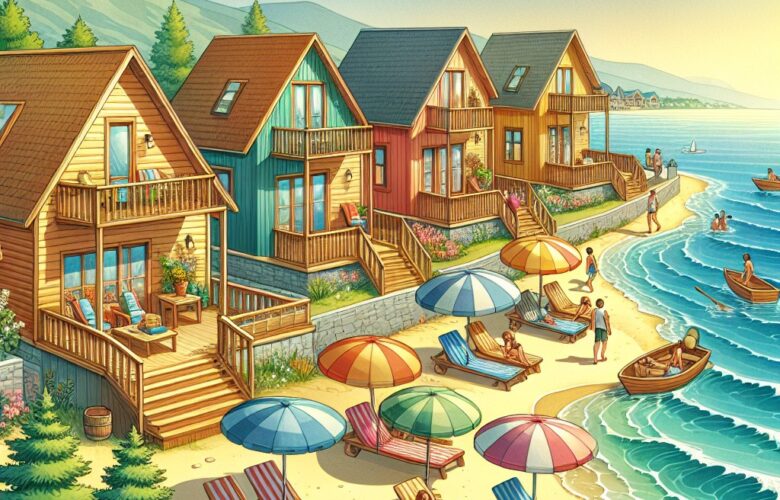 Czy w Rowach są dostępne domki do wynajęcia przy plaży?